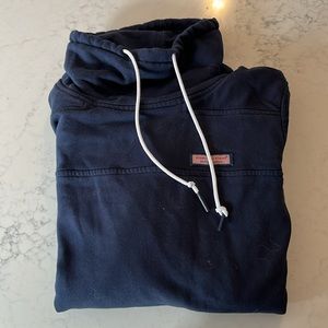 Vineyard Vines Cowl Neck Pullover Navy S